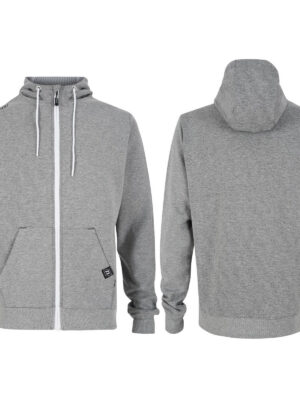 TRACK HOODIE UX 23 LIGHT GREY/MELANGE