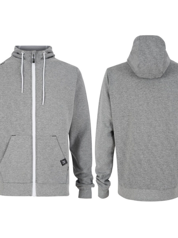 TRACK HOODIE UX 23 LIGHT GREY/MELANGE