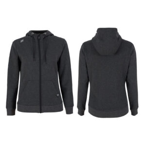 TRACK HOODIE WO 23 BLACK/MELANGE