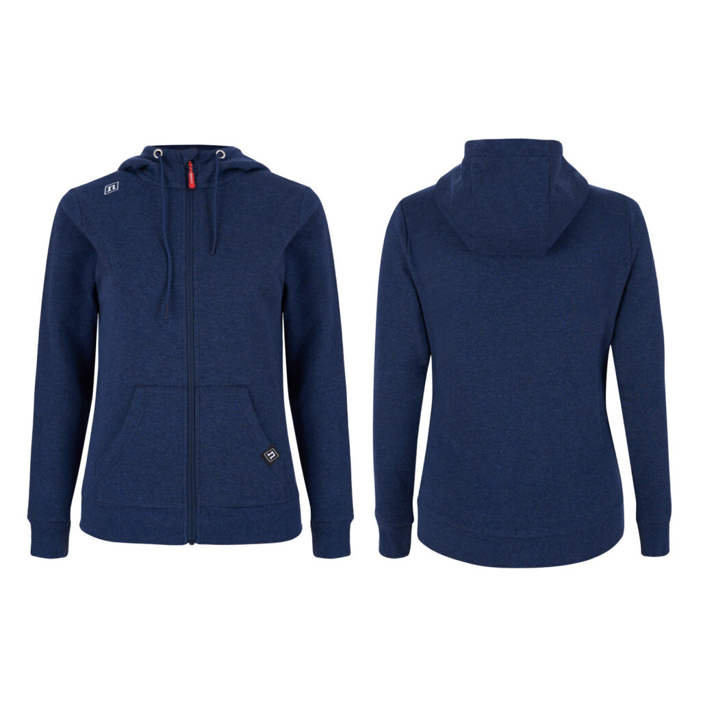 TRACK HOODIE WO 23 NAVY/MELANGE