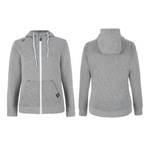 TRACK HOODIE WO 23 LIGHT GREY/MELANGE