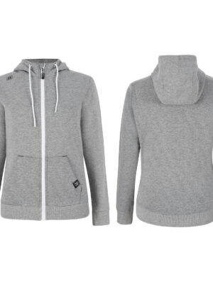 TRACK HOODIE WO 23 LIGHT GREY/MELANGE