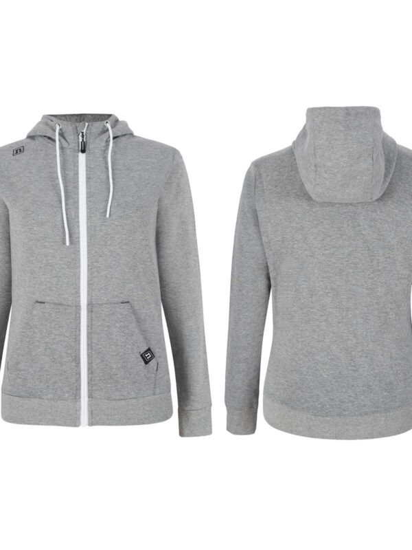 TRACK HOODIE WO 23 LIGHT GREY/MELANGE