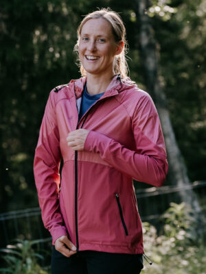 EXPLORE WIND JACKET WO WINE RED