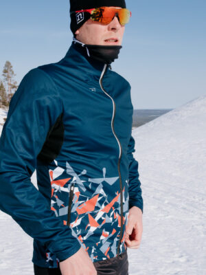 PRO SOFT SHELL JACKET UX BLUE/RED