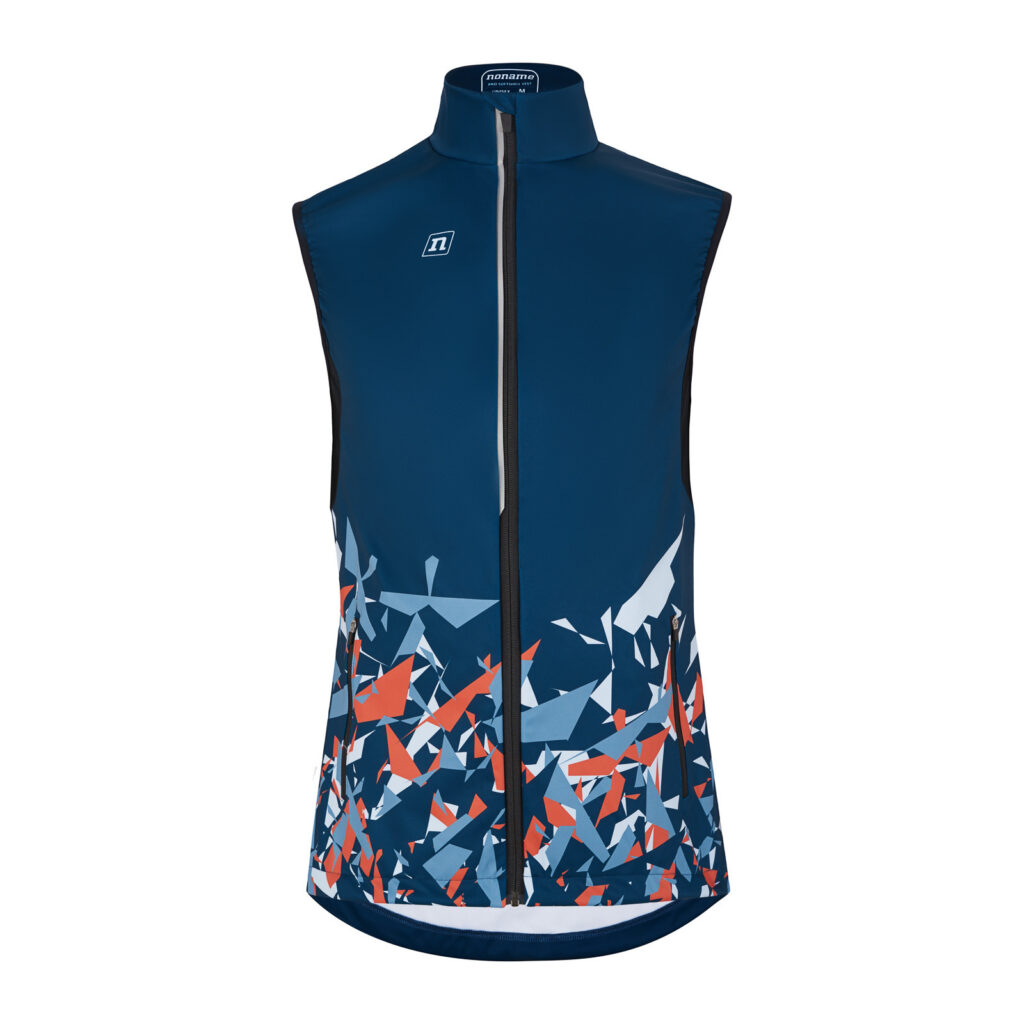PRO SOFT SHELL VEST UNISEX BLUE/RED