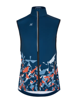 PRO SOFT SHELL VEST UNISEX BLUE/RED