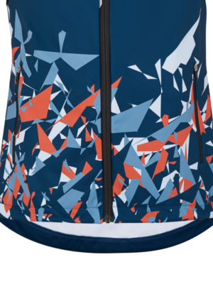 PRO SOFT SHELL VEST UNISEX BLUE/RED