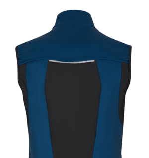 PRO SOFT SHELL VEST UNISEX BLUE/RED