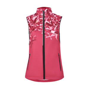 PRO SOFT SHELL VEST WOMENS CERISE