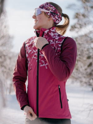 PRO SOFT SHELL VEST WOMENS CERISE