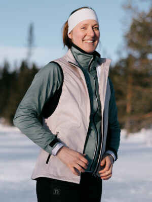 PRO SOFT SHELL VEST WOMENS WARM GRAY