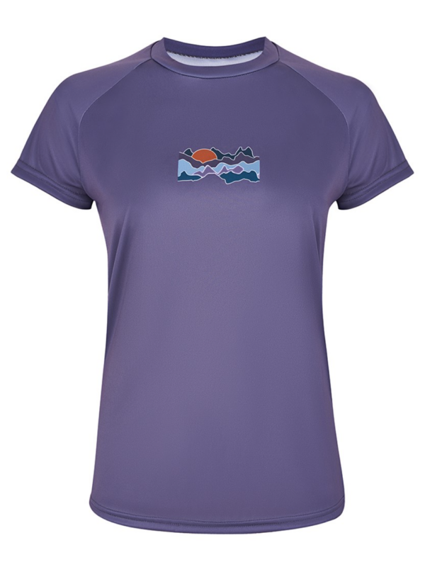 EVERMORE T-SHIRT WO PURPLE