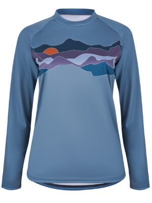 EVERMORE T-SHIRT LONG SLEEVE WO PURPLE