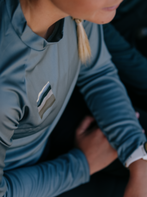 EVERMORE T-SHIRT LONG SLEEVE WO BLUE