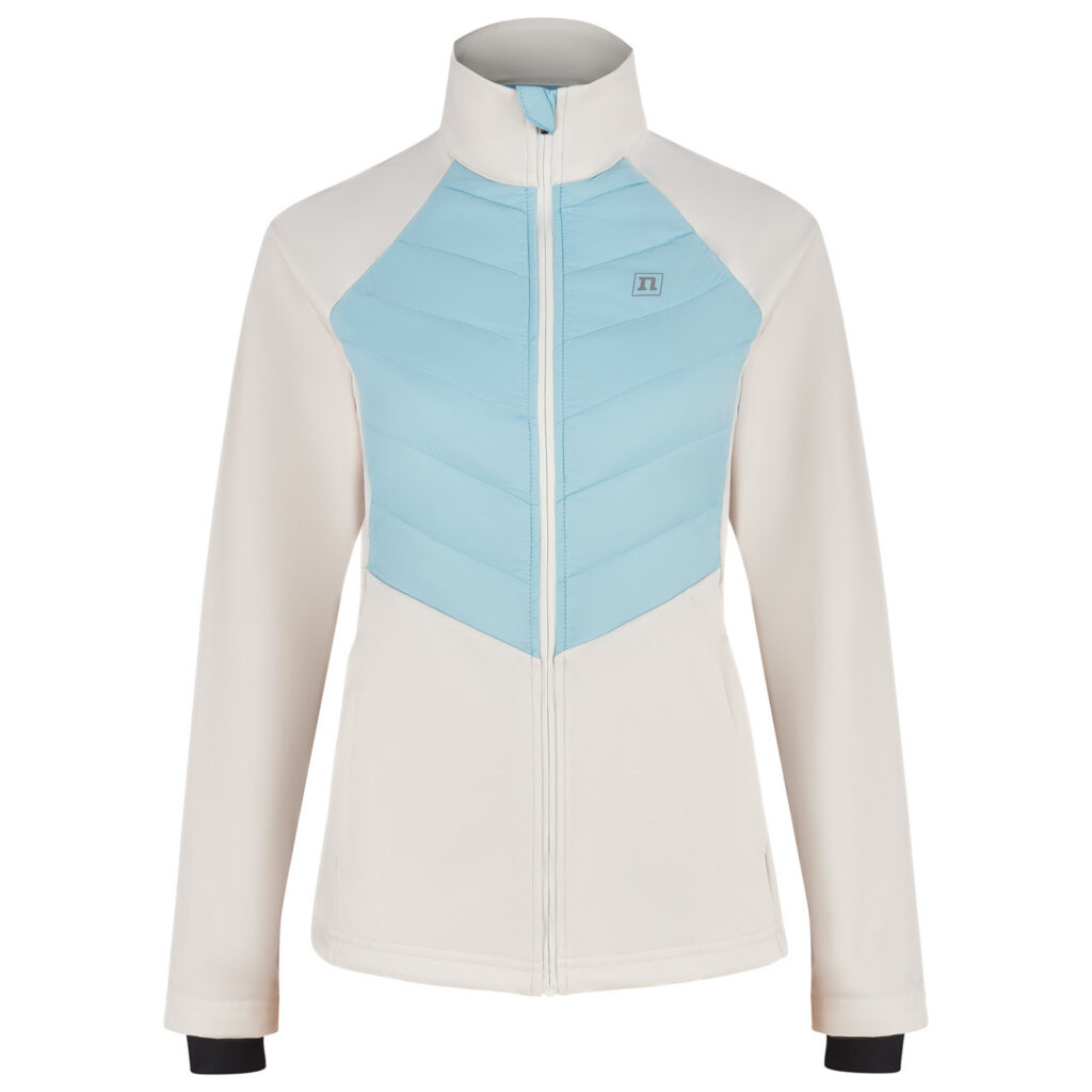 HYBRID JACKET WO WHITE/LIGHT BLUE