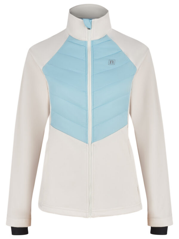 HYBRID JACKET WO WHITE/LIGHT BLUE