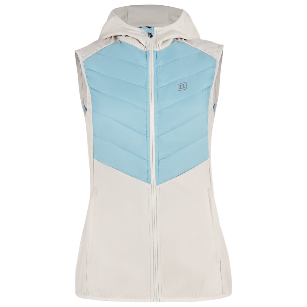 HYBRID VEST WO WHITE/LIGHT BLUE