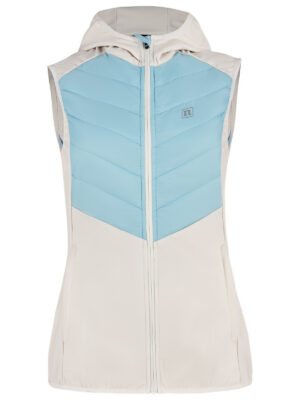 HYBRID VEST WO WHITE/LIGHT BLUE