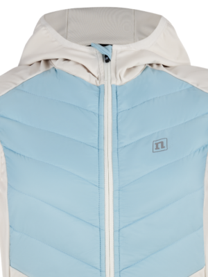 HYBRID VEST WO WHITE/LIGHT BLUE