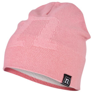 KNIT HAT SALMON ROSE