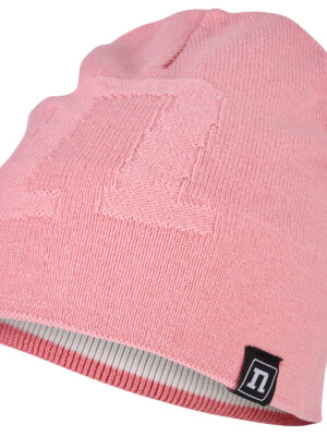 KNIT HAT SALMON ROSE