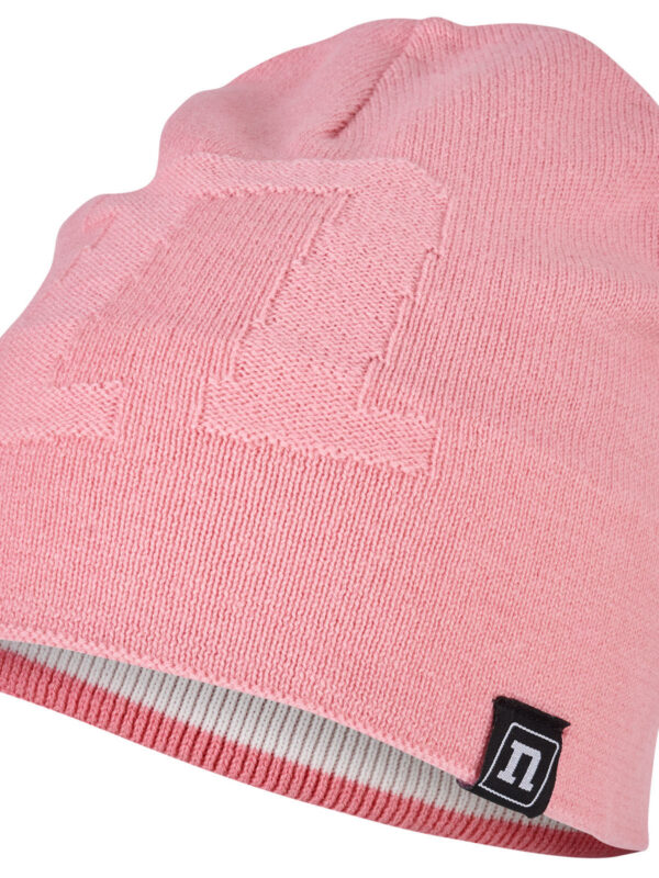 KNIT HAT SALMON ROSE