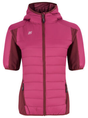 SKI VEST WO WINE RED/DARK RASBERRY