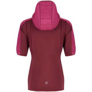 SKI VEST WO WINE RED/DARK RASBERRY