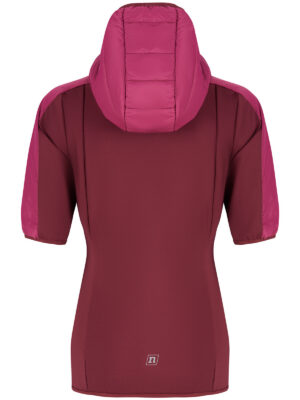 SKI VEST WO WINE RED/DARK RASBERRY