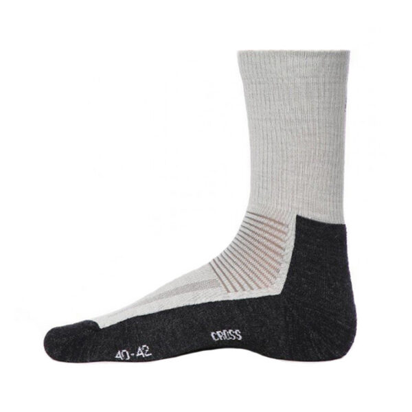 CROSS MERINO SOCKS LIGHT GREY