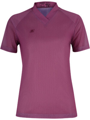Mesh O-Top WO Cerise