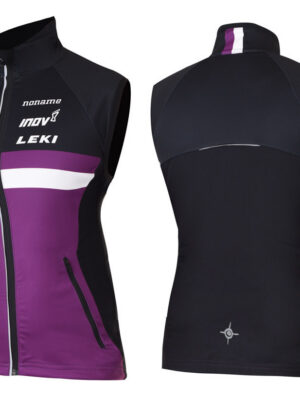 WARM UP VEST WO'S BLACK/PURPLE/WHITE