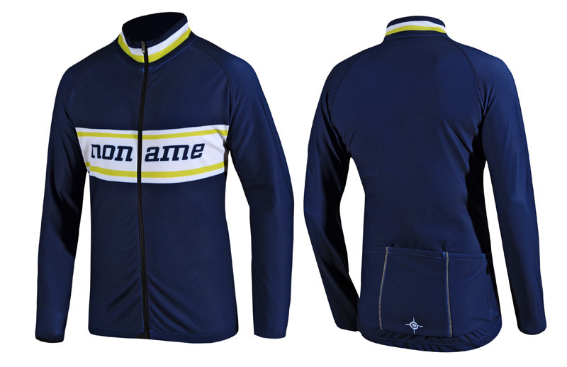 RACING THERMO TOP UX LS NAVY/LIME GREEN