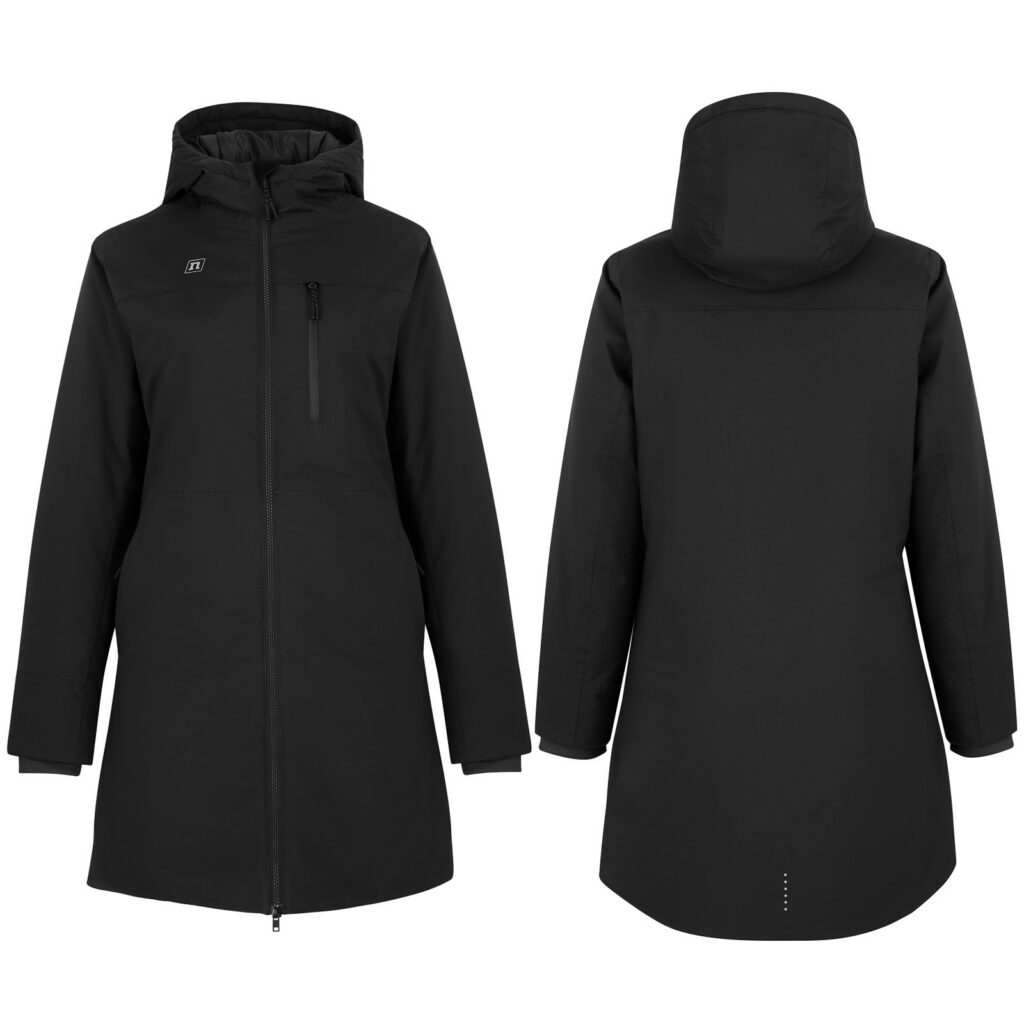 WASS PADDED PARKA WO'S BLACK