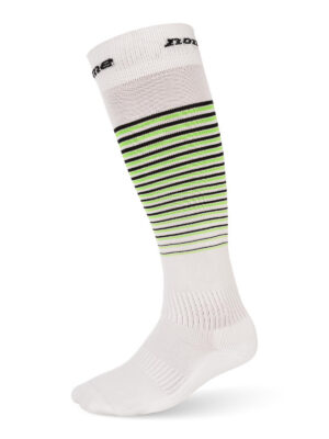 O-SOCKS WHITE/NEON GREEN