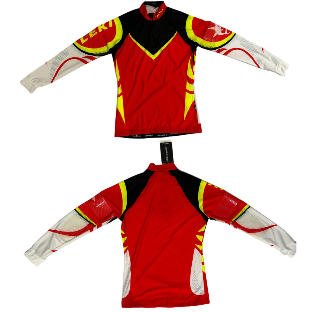 BIATHLON RACING TOP UX BLACK/RED/NEON YELLOW/LEKI