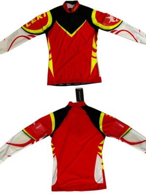 BIATHLON RACING TOP UX BLACK/RED/NEON YELLOW/LEKI