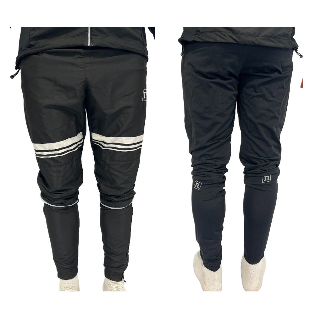 RUNNING PANTS UX BLACK/WHITE STRIPES