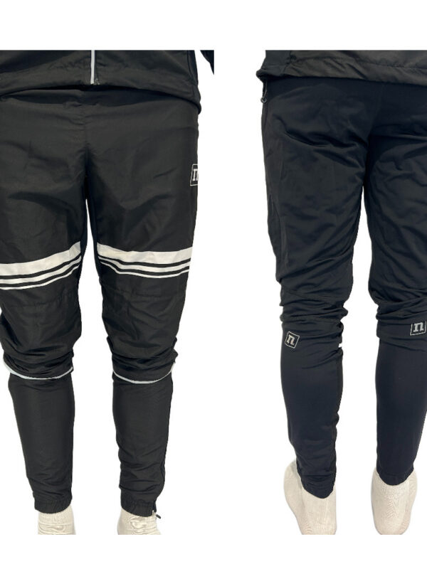RUNNING PANTS UX BLACK/WHITE STRIPES