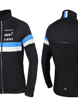 WARM UP JACKET UX BLACK/CYAN/WHITE
