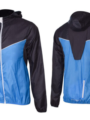 WIND JACKET UX BLACK/BLUE