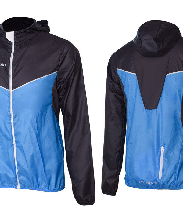 WIND JACKET UX BLACK/BLUE