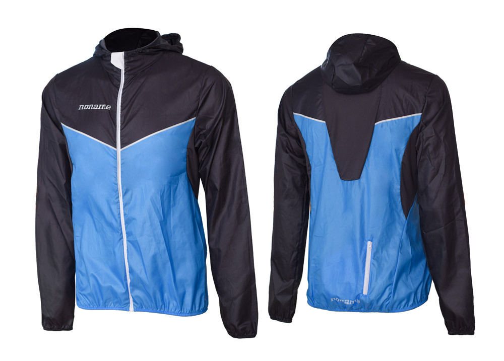 WIND JACKET UX BLACK/BLUE