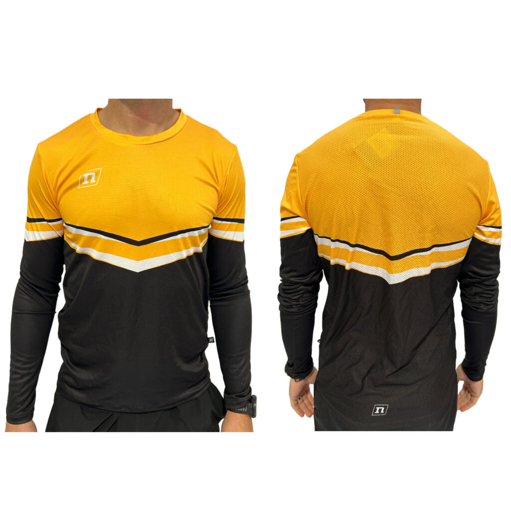 MILER T-SHIRT LS UX YELLOW/BLACK