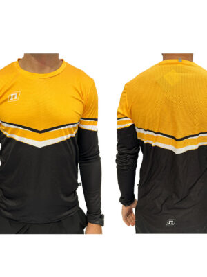 MILER T-SHIRT LS UX YELLOW/BLACK