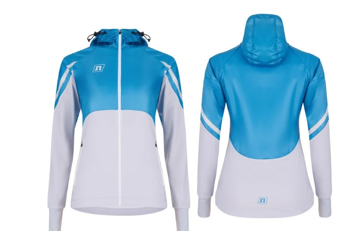 WINDRUNNER JACKET WO'S LIGHT BLUE/GREY