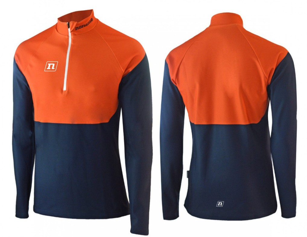 THERMIC SHIRT UX NAVY/ORANGE