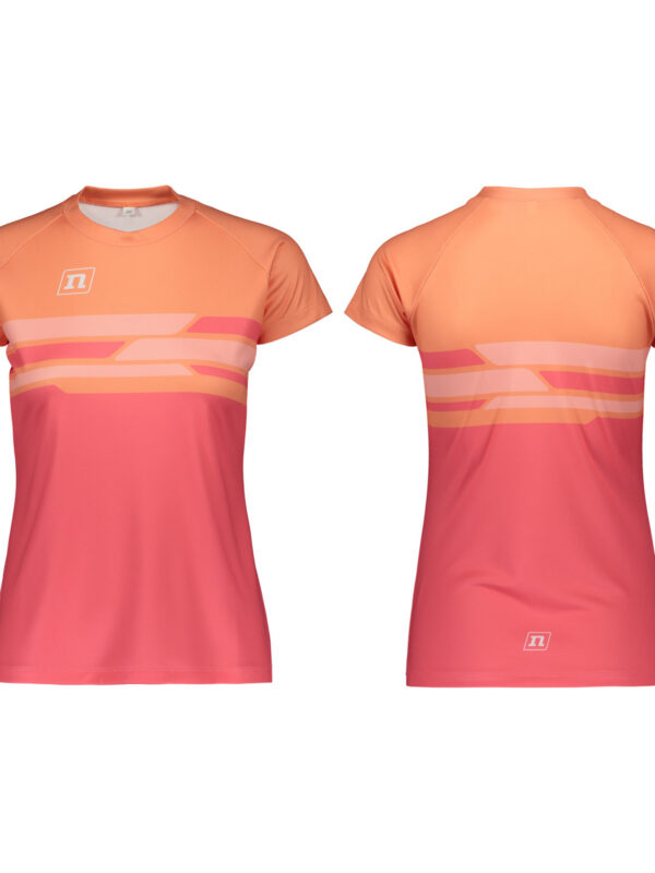ACTIVE T-SHIRT SS WO'S PINK/ORANGE