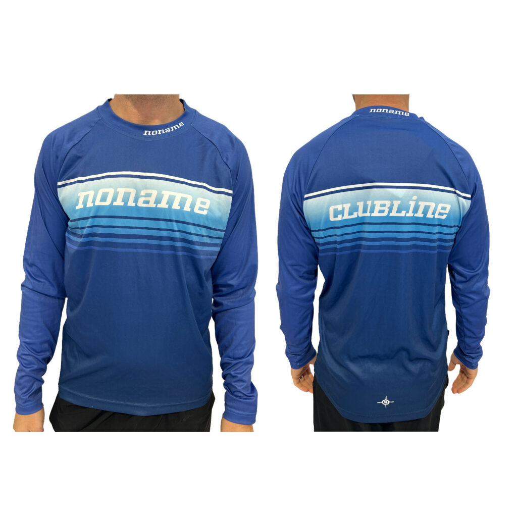 RUNNING T-SHIRT LS UX BLUE/LIGHT BLUE/CLUBLINE